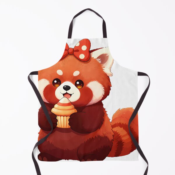 Item preview, Cute Red Panda Candy Corn Tail Wrap Icon designed and sold by pumsquare.