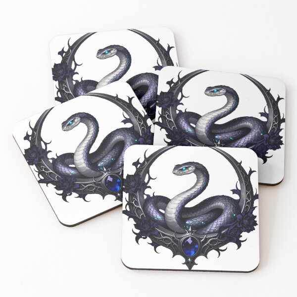 Item preview, Gothic Ghost Moonlight Boa Crescent Moon designed and sold by IllumeInk.