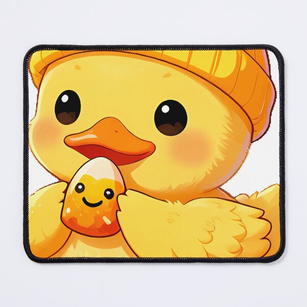 Item preview, Cute Fluffy Duckling Candy Corn Beanie Icon designed and sold by pumsquare.