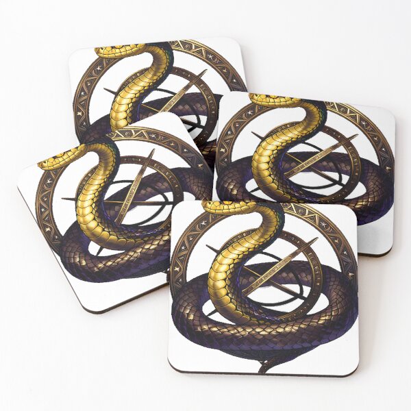 Item preview, Gothic Golden Pit Viper Celestial Astrolabe designed and sold by IllumeInk.