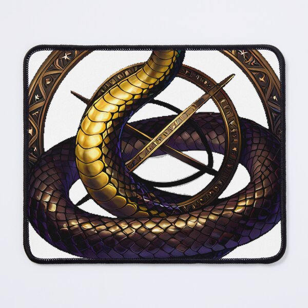 Item preview, Gothic Golden Pit Viper Celestial Astrolabe designed and sold by IllumeInk.