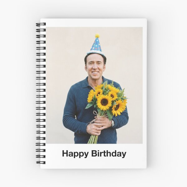 Item preview, Nicolas cage birthday sunflower bouquet flower rose gift cake memes happy Funny prank meme  weird  designed and sold by CheeseBlueprint.