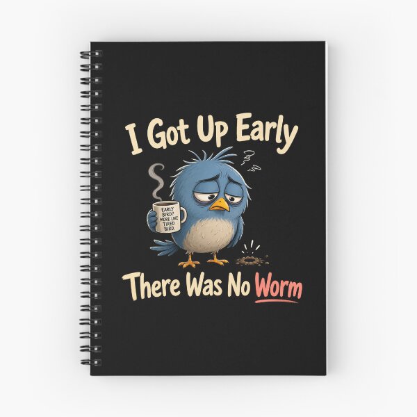 Item preview, I Got Up Early There Was No Worm designed and sold by TheEndDesign.