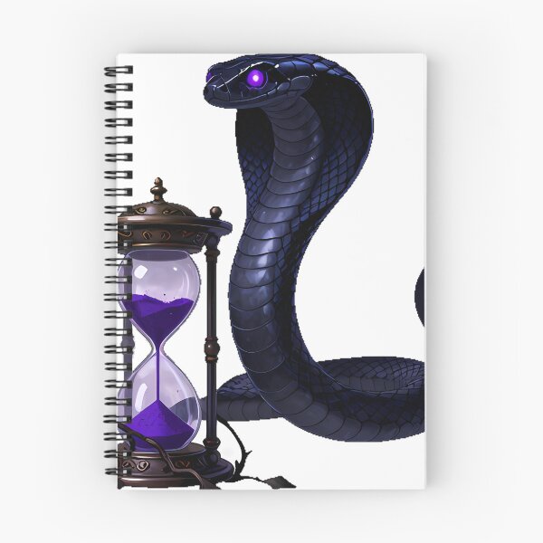 Item preview, Gothic Indigo Mamba Antique Hourglass designed and sold by IllumeInk.