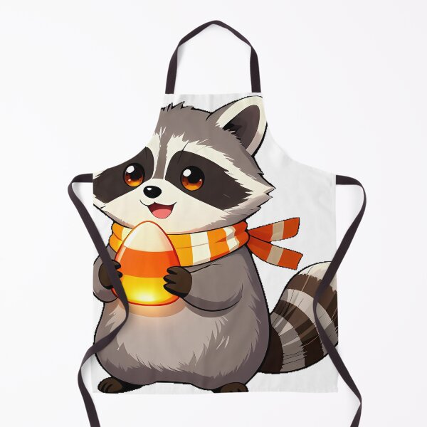 Item preview, Cute Raccoon Bandit Candy Corn Stash Icon designed and sold by pumsquare.