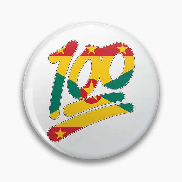 Item preview, Grenada Flag 100 Emoji designed and sold by harlyn-keyse.