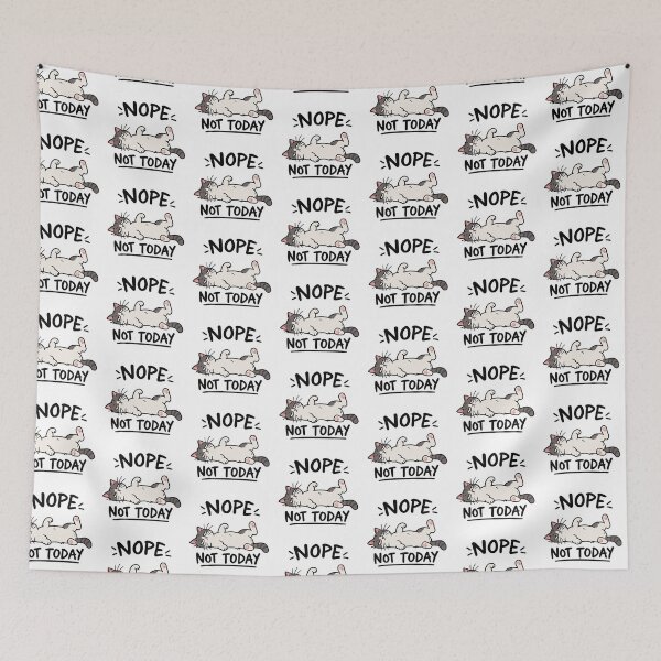 Item preview, Nope Not Today – Exhausted Cat designed and sold by H-Tsvetkova.