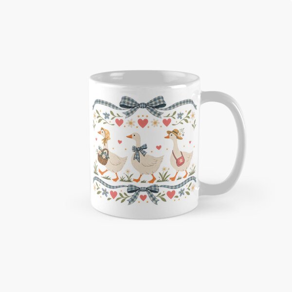 Artikelvorschau, Vintage Goose Garden Volkskunst entworfen und verkauft von Bathu Designs.
