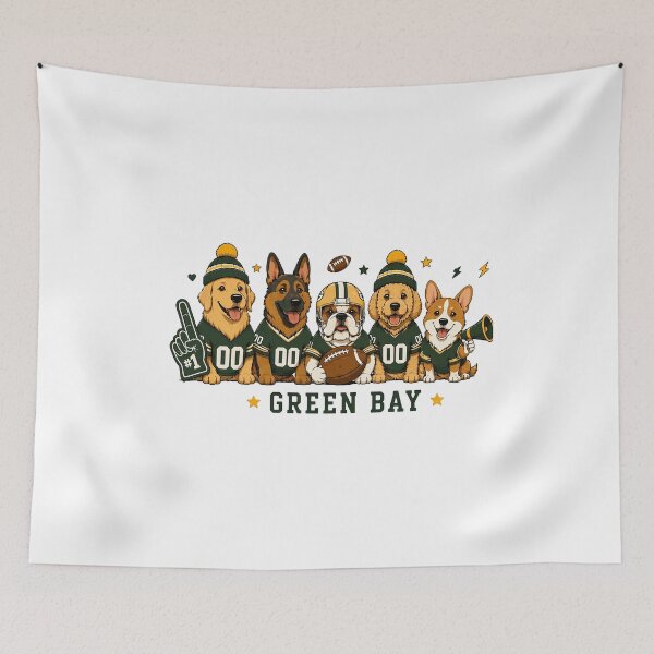 Item preview, Cute Football Dogs Fan designed and sold by SeriRieke.