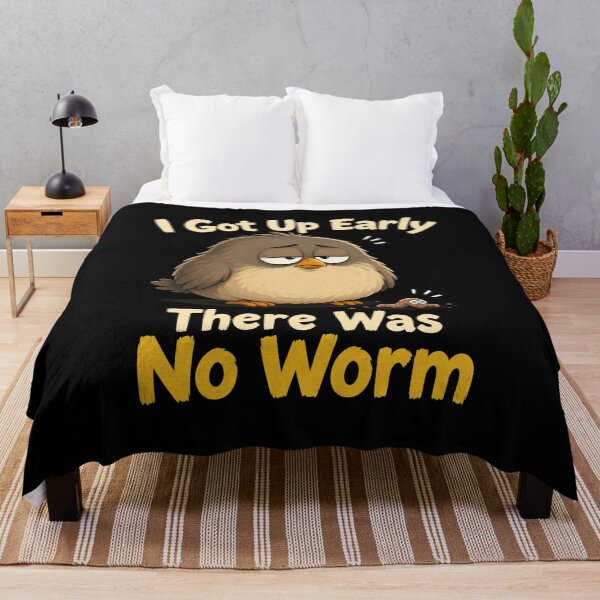 Item preview, I Got Up Early There Was No Worm designed and sold by TheEndDesign.