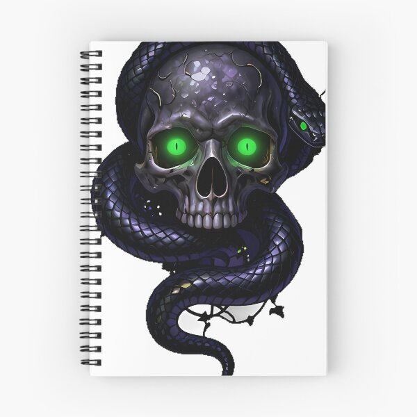 Item preview, Gothic Black Adder Crystal Skull Diviner designed and sold by IllumeInk.