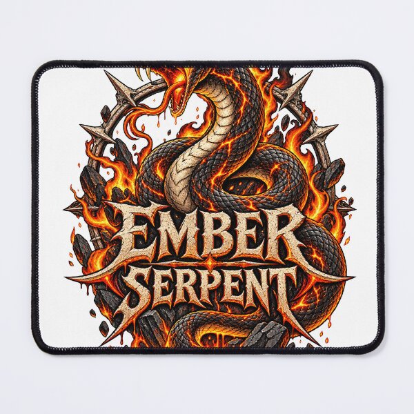 Item preview, Ember Serpent Flaming Snake designed and sold by S06PMarketing.