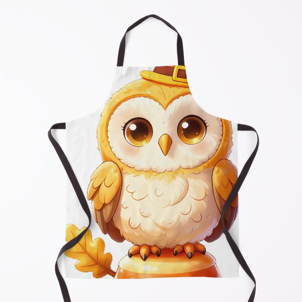 Item preview, Cute Barn Owl Chick Candy Corn Perch Icon designed and sold by pumsquare.