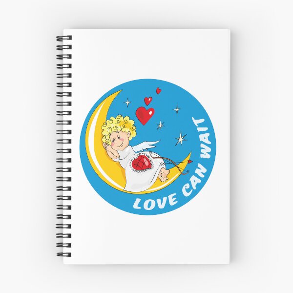 Item preview, Love Can Wait – Sleeping Cupid on the Moon designed and sold by Ekaterina  Biserova.