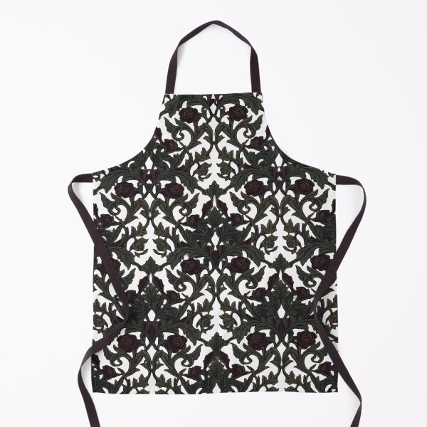 Item preview, Venerable Dark Gothic Rose Damask Pattern designed and sold by Dzblack.