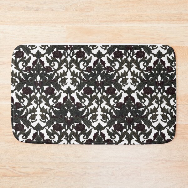 Item preview, Venerable Dark Gothic Rose Damask Pattern designed and sold by Dzblack.