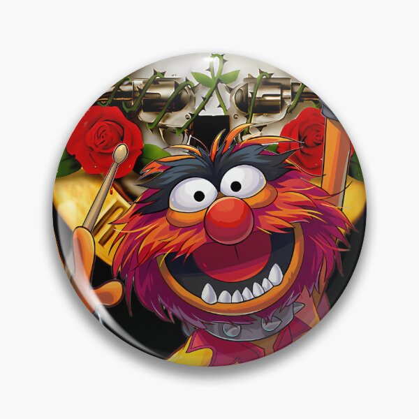 Item preview, Muppet's Animal Drummer X Gun'N'Rose designed and sold by BoneAndWeave.