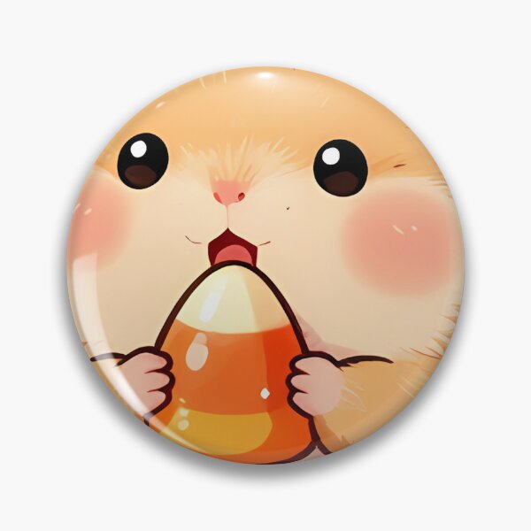 Item preview, Cute Golden Hamster Candy Corn Treasure Icon designed and sold by pumsquare.