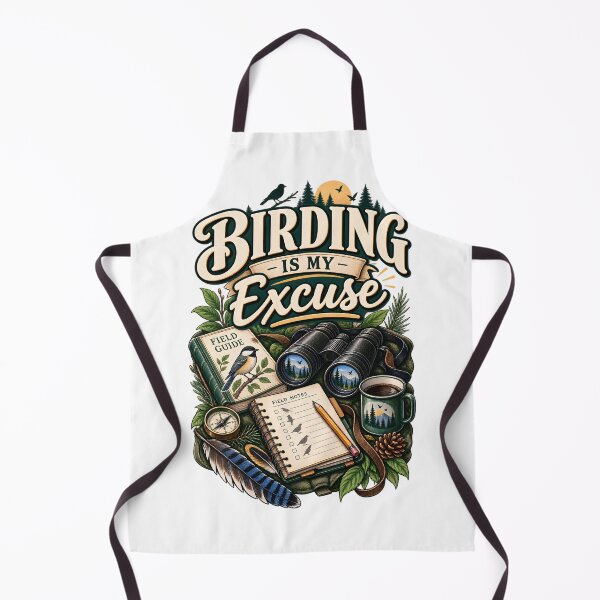 Item preview, Birding Is My Excuse – Birdwatching Nature Design designed and sold by CreativeMindsetLab.