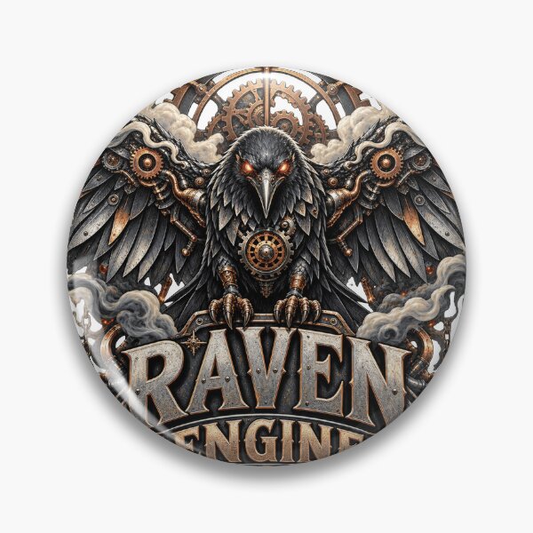 Item preview, Raven Engine Steampunk Bird designed and sold by S06PMarketing.