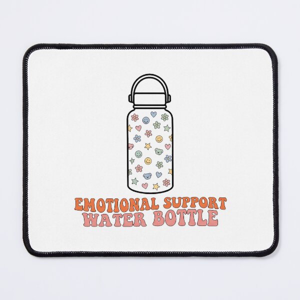 Item preview, Emotional Support Water Bottle Retro Groovy Sticker Art designed and sold by pattman.