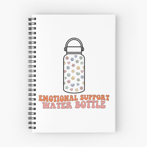Item preview, Emotional Support Water Bottle Retro Groovy Sticker Art designed and sold by pattman.
