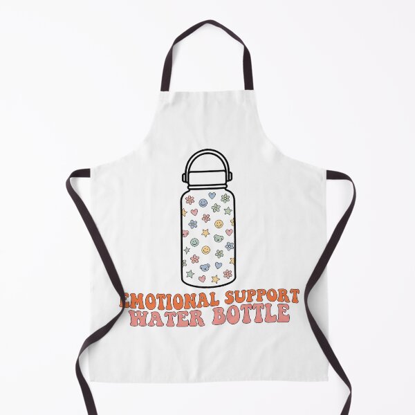 Item preview, Emotional Support Water Bottle Retro Groovy Sticker Art designed and sold by pattman.