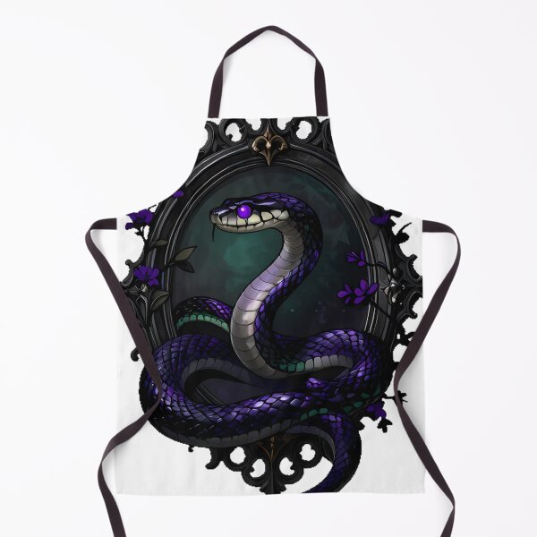 Aperçu de l'œuvre Miroir de divination Krait violet gothique créée et vendue par IllumeInk.
