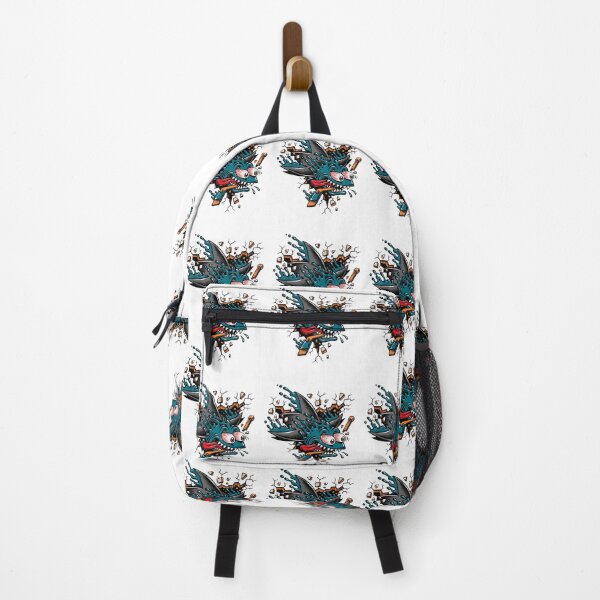Item preview, Aggressive Shark Bursting Through Wall Art designed and sold by AnnaWilli94560.