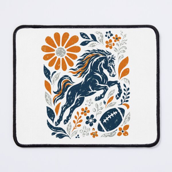 Item preview, Retro Horse Floral Football Game Day designed and sold by StanleyBr11648.