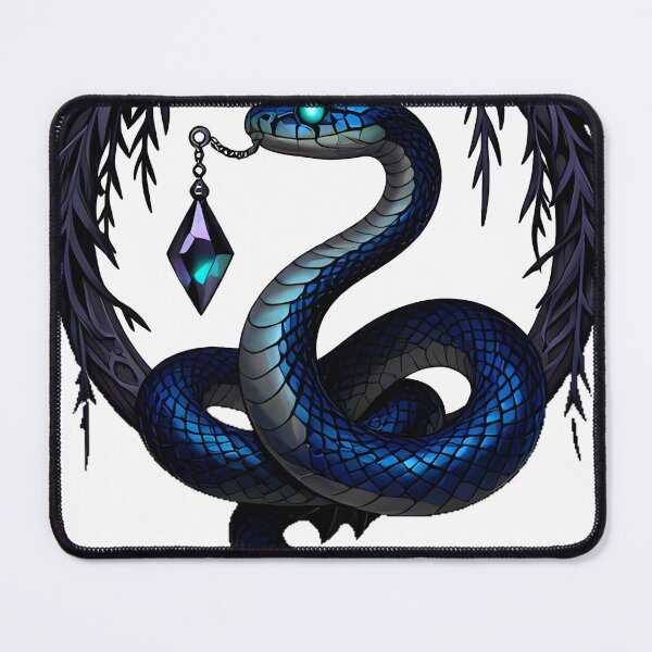 Item preview, Gothic Sapphire Tree Boa Pendulum designed and sold by IllumeInk.