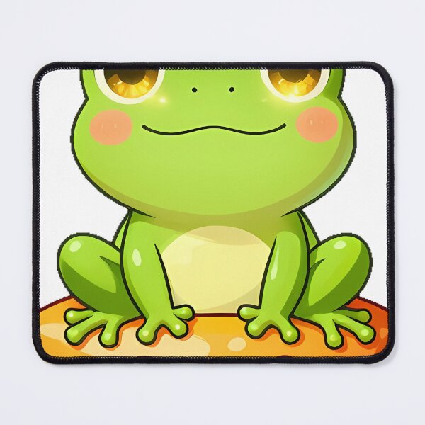 Item preview, Cute Green Tree Frog Candy Corn Crown Icon designed and sold by pumsquare.