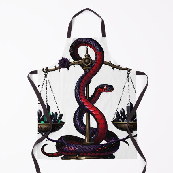 Item preview, Gothic Crimson Garter Snake Apothecary Scale designed and sold by IllumeInk.