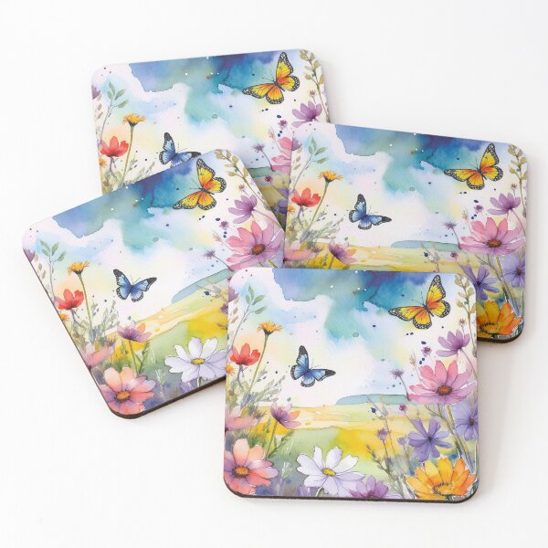 Item preview, Colorful Wildflower Meadow Landscape designed and sold by Becky-Poppins.