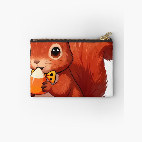 Item preview, Cute Red Squirrel Candy Corn Acorn Icon designed and sold by pumsquare.