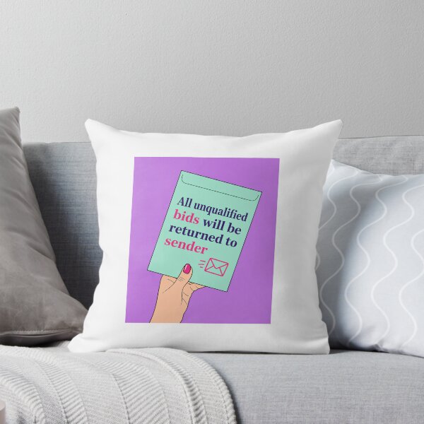 Item preview, All Unqualified Bids Will Be Returned to Sender | Funny Bid & Proposal Design designed and sold by winningbiz.