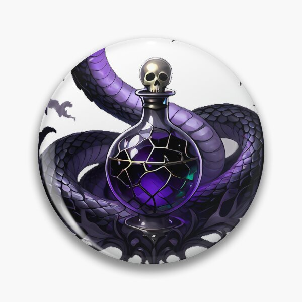 Item preview, Gothic Translucent Ghost Viper Poison Phial designed and sold by IllumeInk.