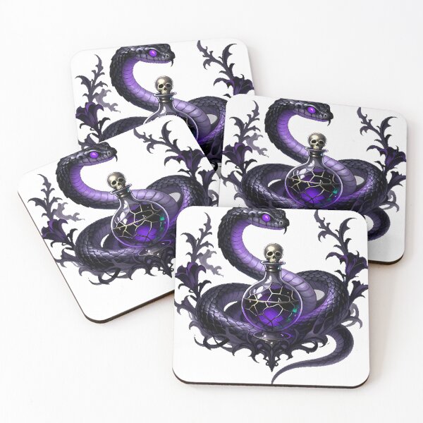 Item preview, Gothic Translucent Ghost Viper Poison Phial designed and sold by IllumeInk.
