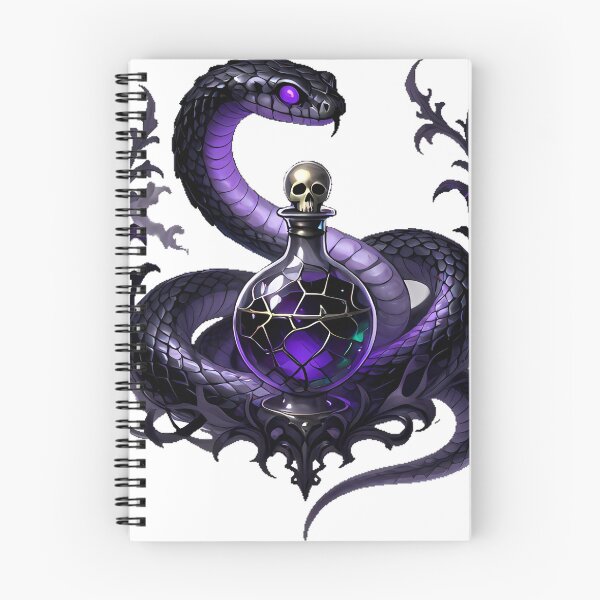 Item preview, Gothic Translucent Ghost Viper Poison Phial designed and sold by IllumeInk.