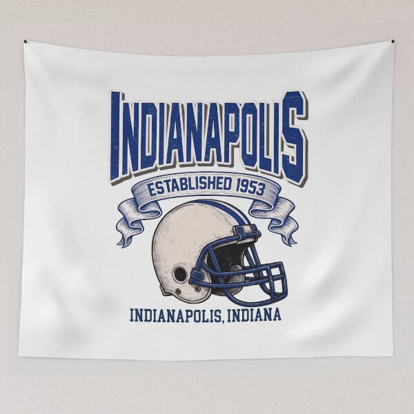 Item preview, Indianapolis Established 1953 Football Helmet Vintage designed and sold by MaisTram.