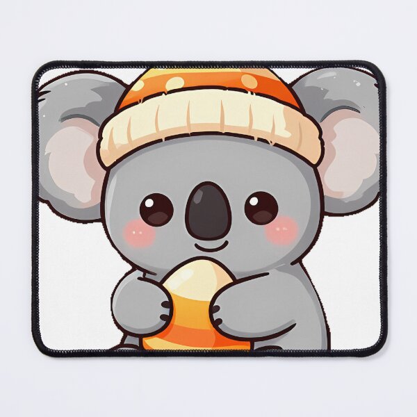 Item preview, Cute Koala Bear Candy Corn Eucalyptus Icon designed and sold by pumsquare.