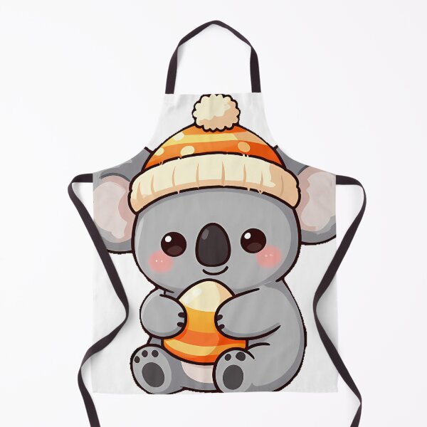 Item preview, Cute Koala Bear Candy Corn Eucalyptus Icon designed and sold by pumsquare.