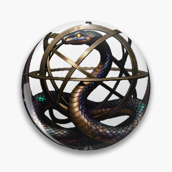 Item preview, Gothic Sunbeam Snake Armillary Sphere designed and sold by IllumeInk.