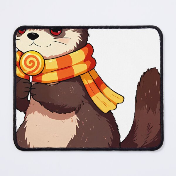 Item preview, Cute Domestic Ferret Candy Corn Scarf Icon designed and sold by pumsquare.