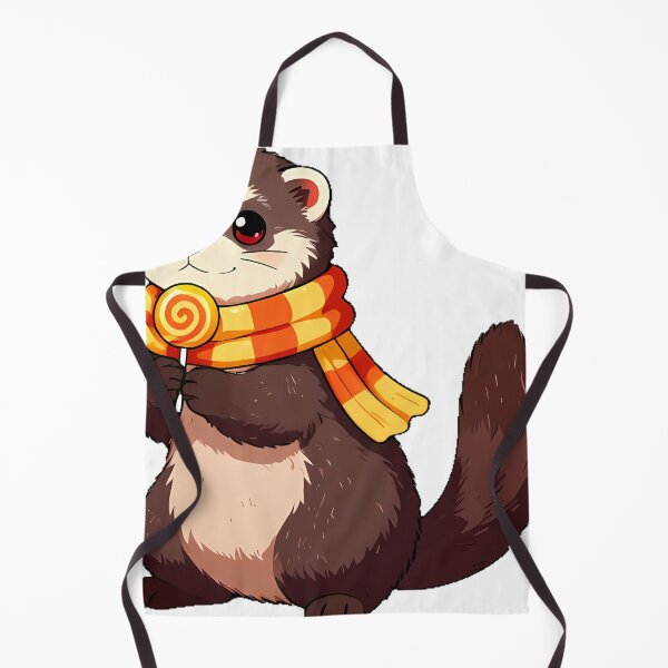 Item preview, Cute Domestic Ferret Candy Corn Scarf Icon designed and sold by pumsquare.