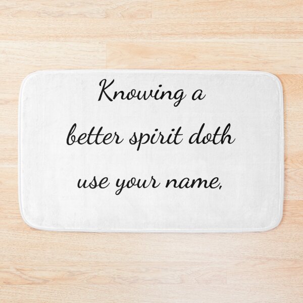 Item preview, “Knowing a better spirit doth use your name,” - handwriting black designed and sold by ariksworld.