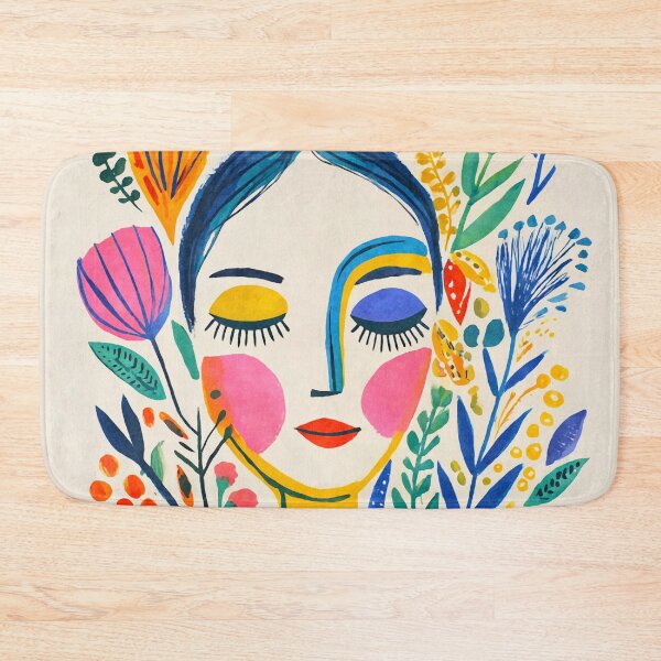 Item preview, Chromatic Muse Abstract Female Portrait designed and sold by artsandsoul.