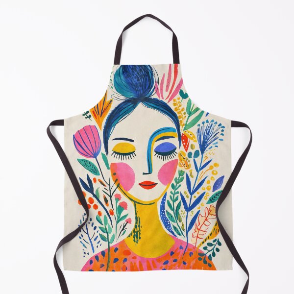 Item preview, Chromatic Muse Abstract Female Portrait designed and sold by artsandsoul.