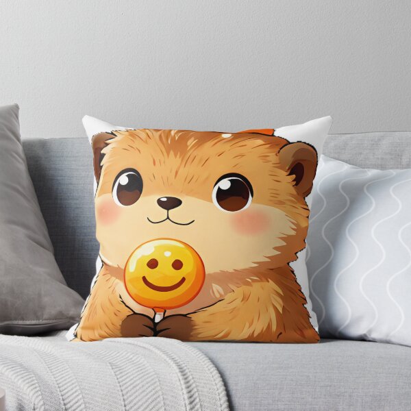 Item preview, Cute Baby Meerkat Pup Candy Corn Bow Icon designed and sold by pumsquare.