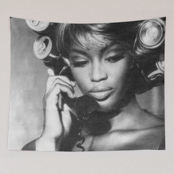 Item preview, Poster Naomi Campbell - On the Phone Painting designed and sold by johnhaugg.